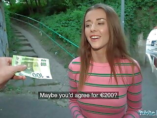 big boobs Public Agent Beautiful 25 year old student gets her tits out blowjob babe